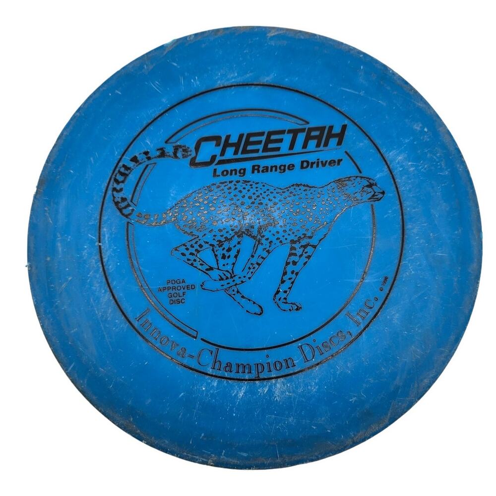 Innova Disc Golf Frisbee PDGA Approved Cheetah Long Range Driver Blue